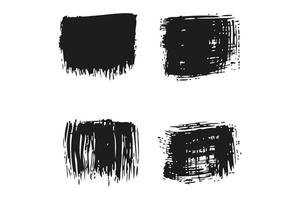 collection of grunge brush vector