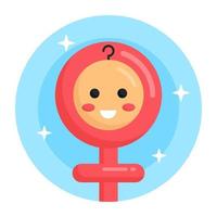 Female Baby Gender vector