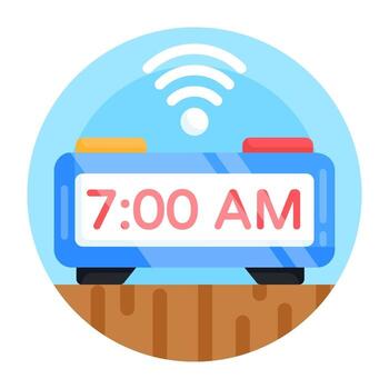 Smart Digital Timer vector