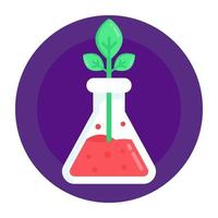 Eco Experiment and Botany vector