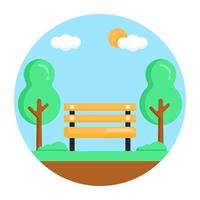 Garden and Park vector