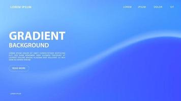 Abstract vibrant gradient background in blue tones. vector