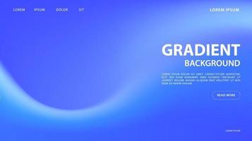 Abstract vibrant gradient background in blue tones. vector