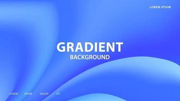 Abstract vibrant gradient background in blue tones. vector