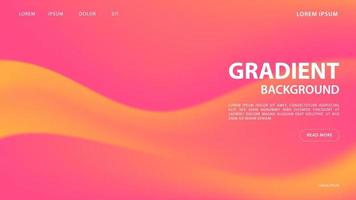Abstract vibrant gradient background in red and orange tones. vector