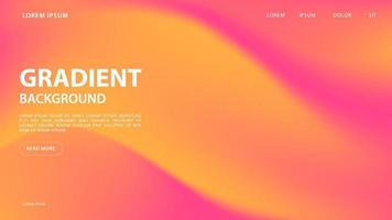 Abstract vibrant gradient background in red and orange tones. vector