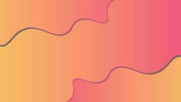 pink and yellow gradient colors background with liquid shape vector