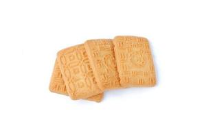 Biscuit isolated on a white background photo