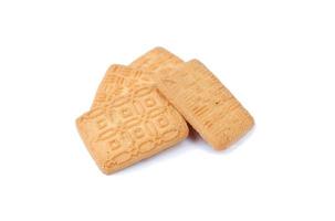 Biscuit isolated on a white background photo