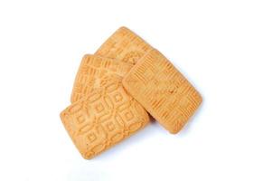 Biscuit isolated on a white background photo