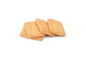 Biscuit isolated on a white background photo