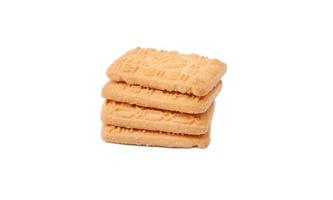 Biscuit isolated on a white background photo