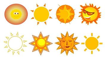 Summer Sunshine Set vector