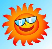 Summer Sun Cartoon vector