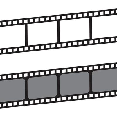 film stripes icon vector  template