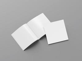 square book or magazine Mockups Design photo