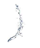 water splash isolated on white background photo