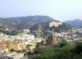 Jaipur from the Amber Fort photo