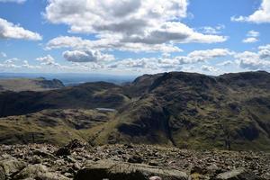 The vertical face of Great Gable photo