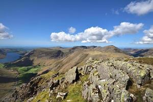 Clear day above the Wasdale Fells photo