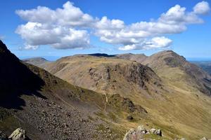 The track on the slope of Great Gables photo