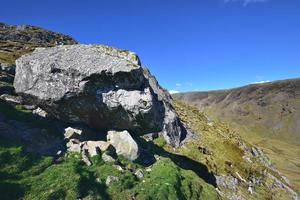 Hanging Stone on the slope of Base Brown photo