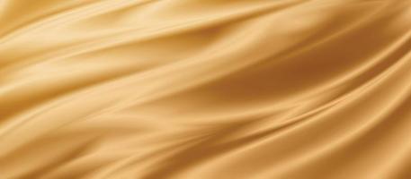 Gold fabric texture background 3D illustration