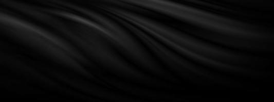 Ilustración 3d de fondo de textura de tela negra