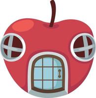 apple house vector