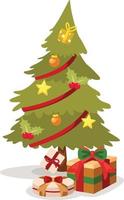 Christmas tree vector