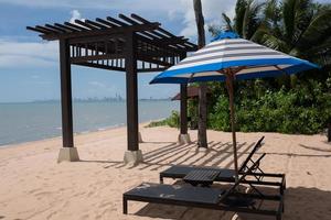 beach umbrella, relax time, holiday with family photo