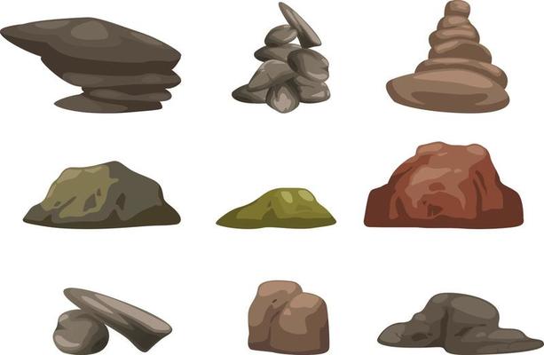 stone set vector