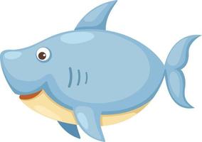 cartoon shark vector