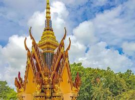 Colorful architecture at Wat Plai Laem temple on Koh Samui island, Thailand, 2018 photo