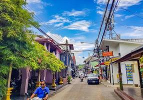 Street bars, restaurants in Fishermans Village, Bo Phut, Koh Samui, Thailand, 2018 photo