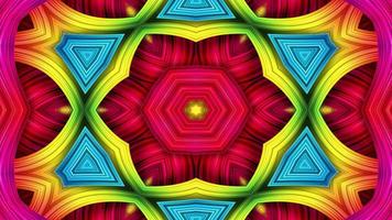 Colorful Hypnotic  Symmetric Kaleidoscope photo