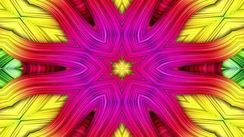 Colorful Hypnotic  Symmetric Kaleidoscope photo