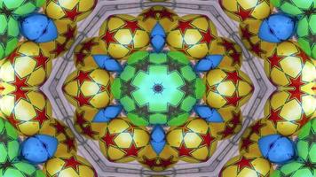 Colorful Hypnotic  Symmetric Kaleidoscope photo