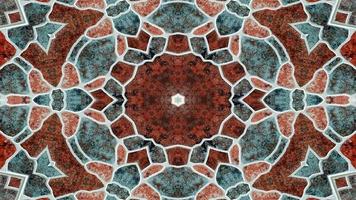 Colorful Hypnotic  Symmetric Kaleidoscope photo