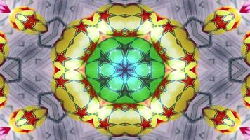 Colorful Hypnotic  Symmetric Kaleidoscope photo