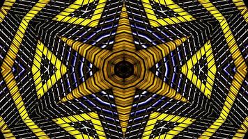 Colorful Hypnotic  Symmetric Kaleidoscope photo