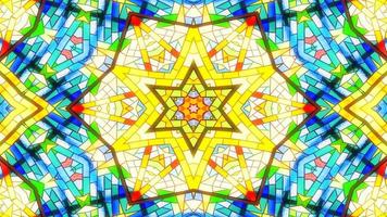 Colorful Shiny and Hypnotic Kaleidoscope photo