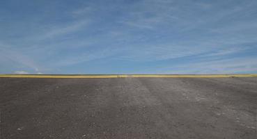 Tarmac and sky photo