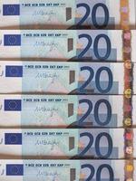 euro billetes de euro, unión europea ue foto