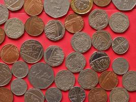 Pound coins, United Kingdom photo