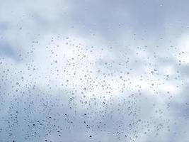 Rain droplets texture photo