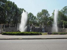 Fontana dei mesi in Turin photo