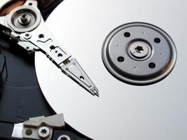 Hard disk interior photo