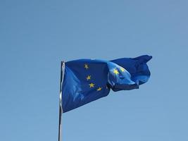 European flag of Europe photo