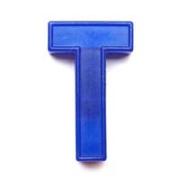 Magnetic uppercase letter T photo